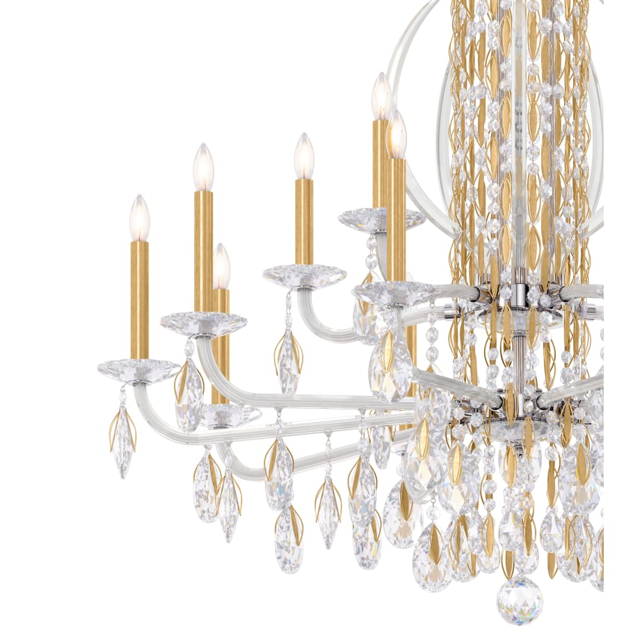 Schonbek Sarella 17 Light 41" Wide Crystal Chandelier with Heritage Crystals
