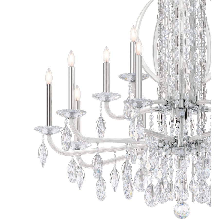 Schonbek Sarella 17 Light 41" Wide Crystal Chandelier with Heritage Crystals