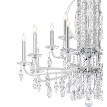 Schonbek Sarella 17 Light 41" Wide Crystal Chandelier with Heritage Crystals