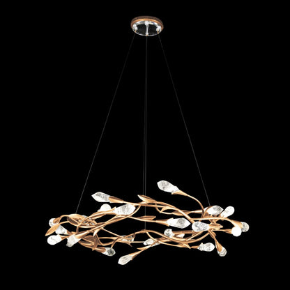 Schonbek Secret Garden 36" Wide LED Crystal Ring Chandelier