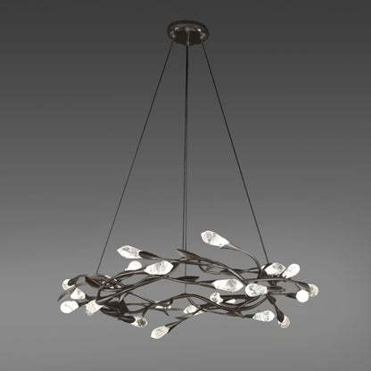 Schonbek Secret Garden 36" Wide LED Crystal Ring Chandelier