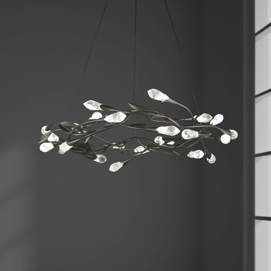 Schonbek Secret Garden 36" Wide LED Crystal Ring Chandelier