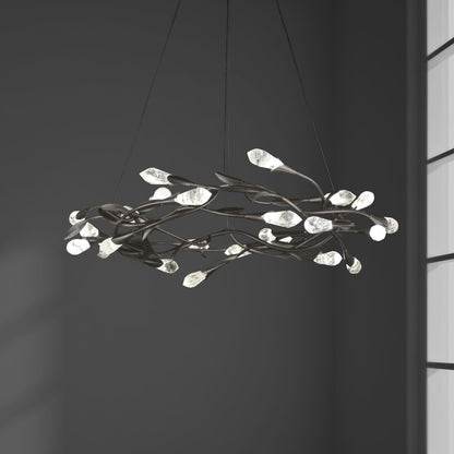 Schonbek Secret Garden 36" Wide LED Crystal Ring Chandelier