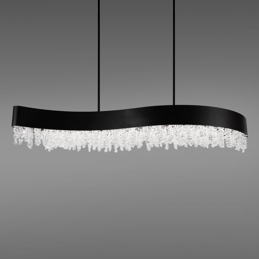 Schonbek Soleil 47" Wide LED Crystal Linear Chandelier