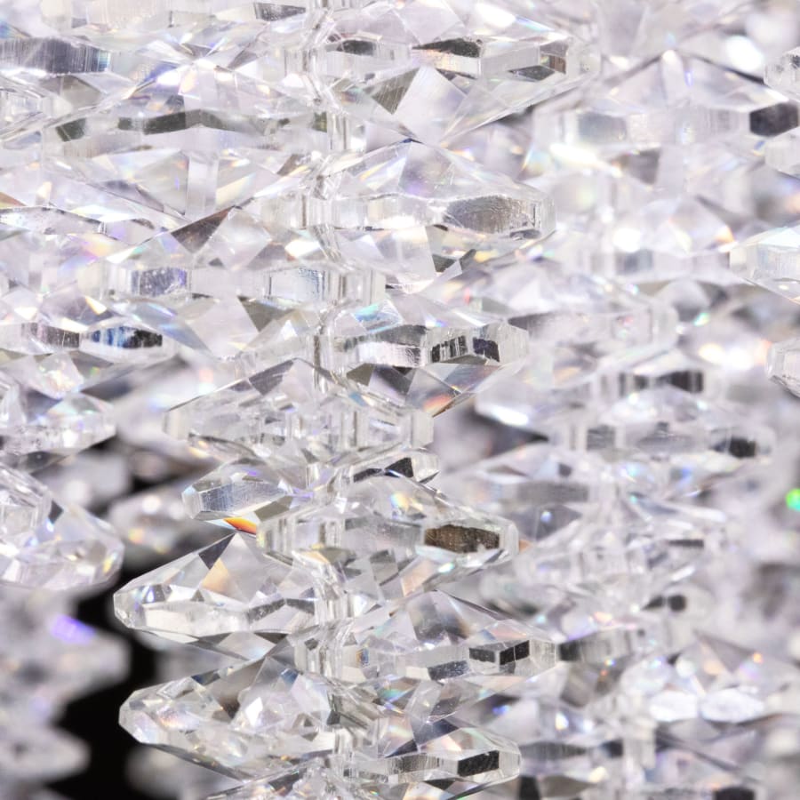 Schonbek Soleil 47" Wide LED Crystal Linear Chandelier
