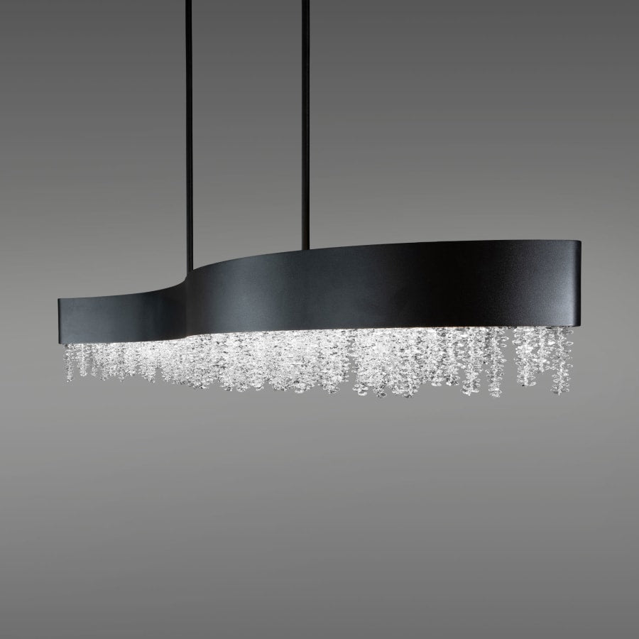 Schonbek Soleil 47" Wide LED Crystal Linear Chandelier
