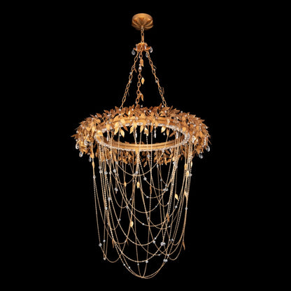 Schonbek Midsummer Night 34" Wide LED Crystal Abstract Chandelier