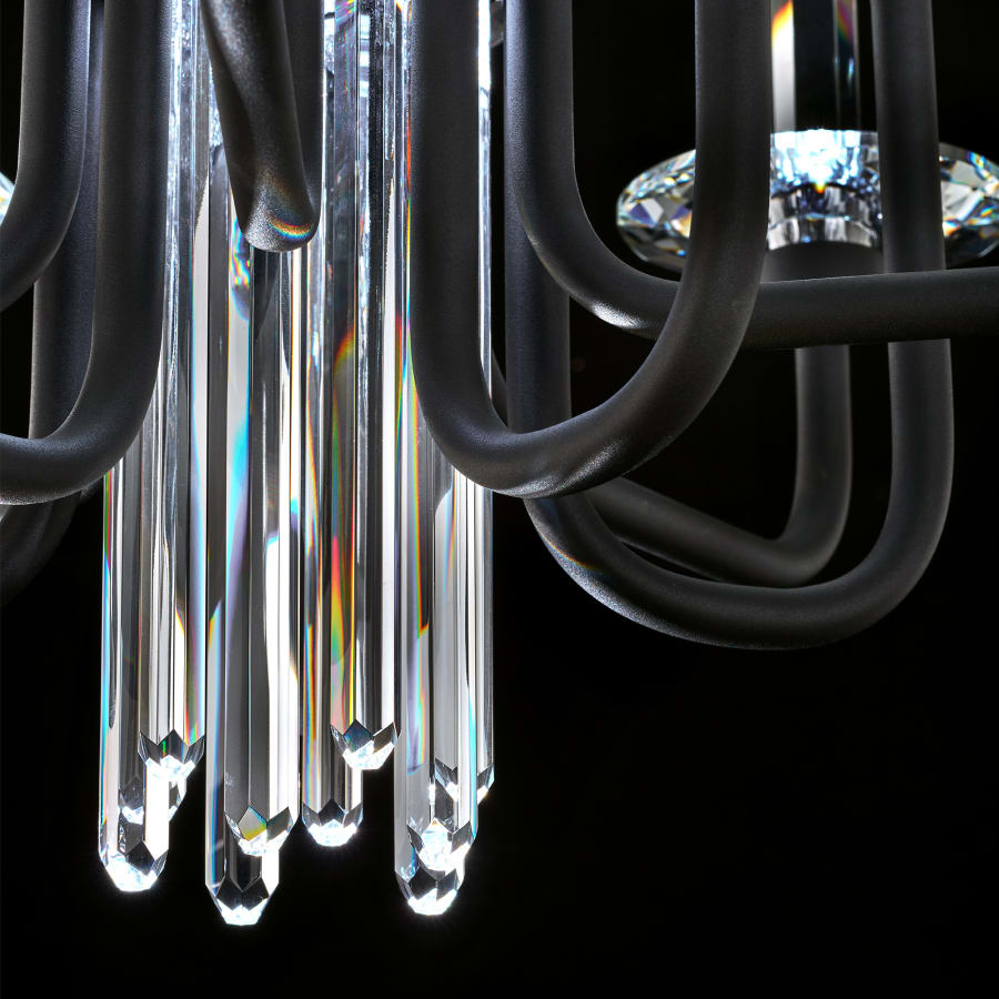 Schonbek Calliope 12 Light 24" Wide LED Crystal Candle Style Chandelier