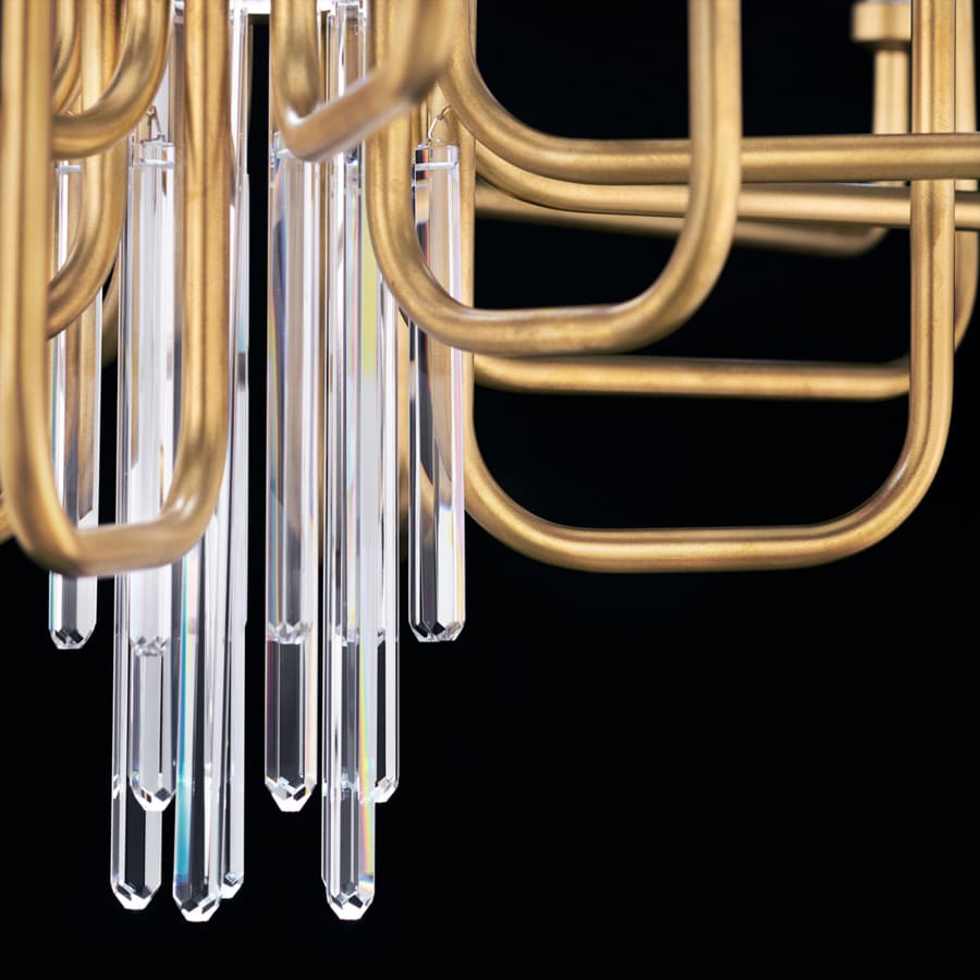 Schonbek Calliope 16 Light 42" Wide LED Crystal Candle Style Chandelier