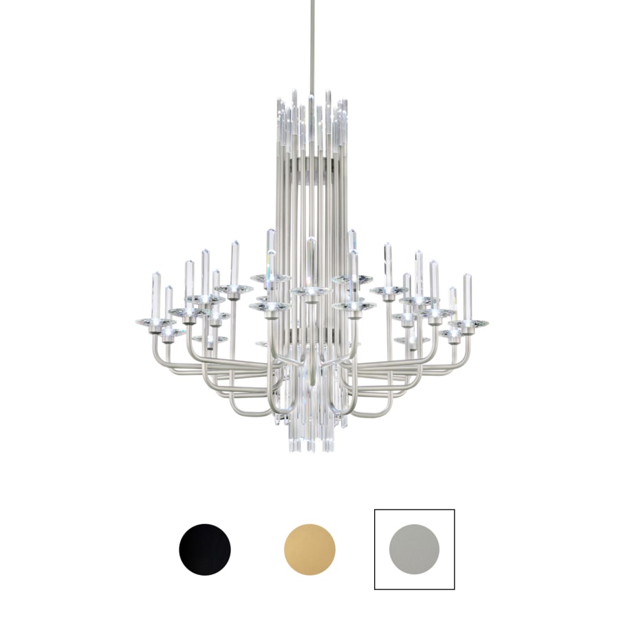 Schonbek Calliope 24 Light 40" Wide LED Crystal Candle Style Chandelier