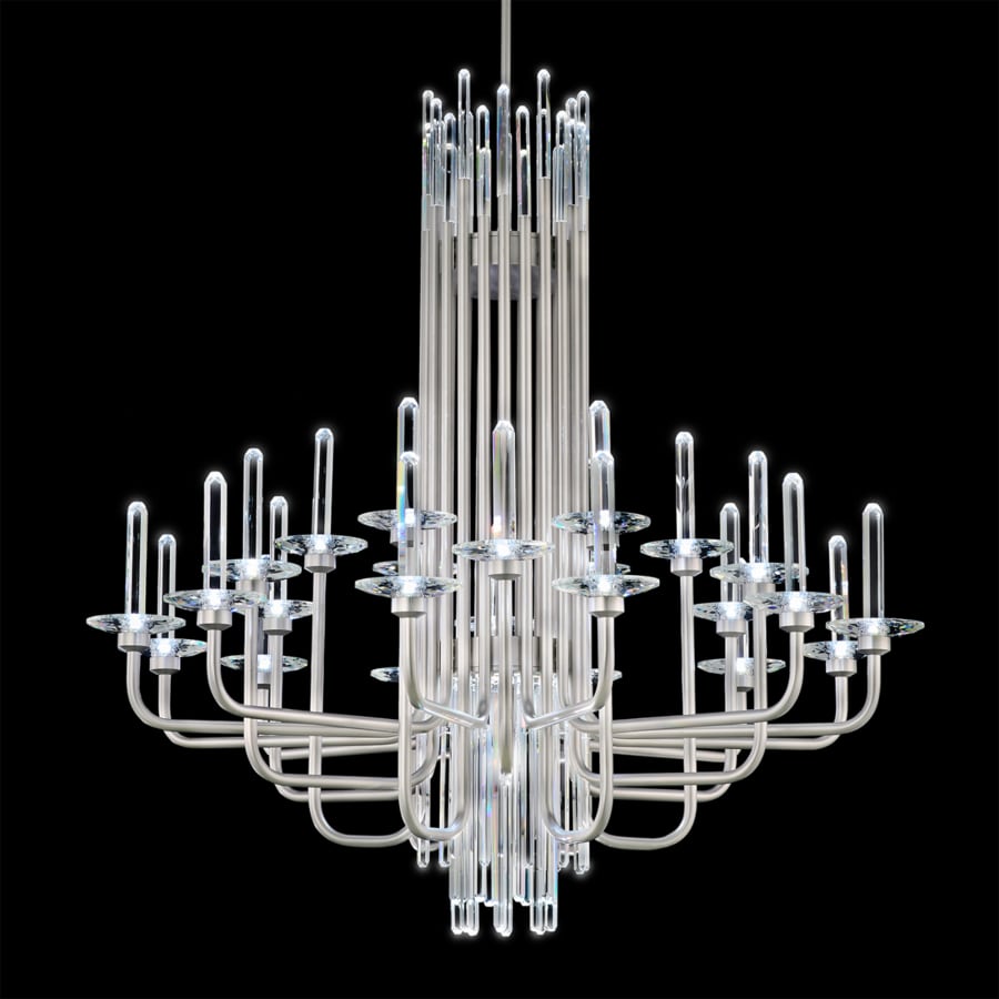 Schonbek Calliope 24 Light 40" Wide LED Crystal Candle Style Chandelier