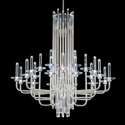Schonbek Calliope 24 Light 40" Wide LED Crystal Candle Style Chandelier
