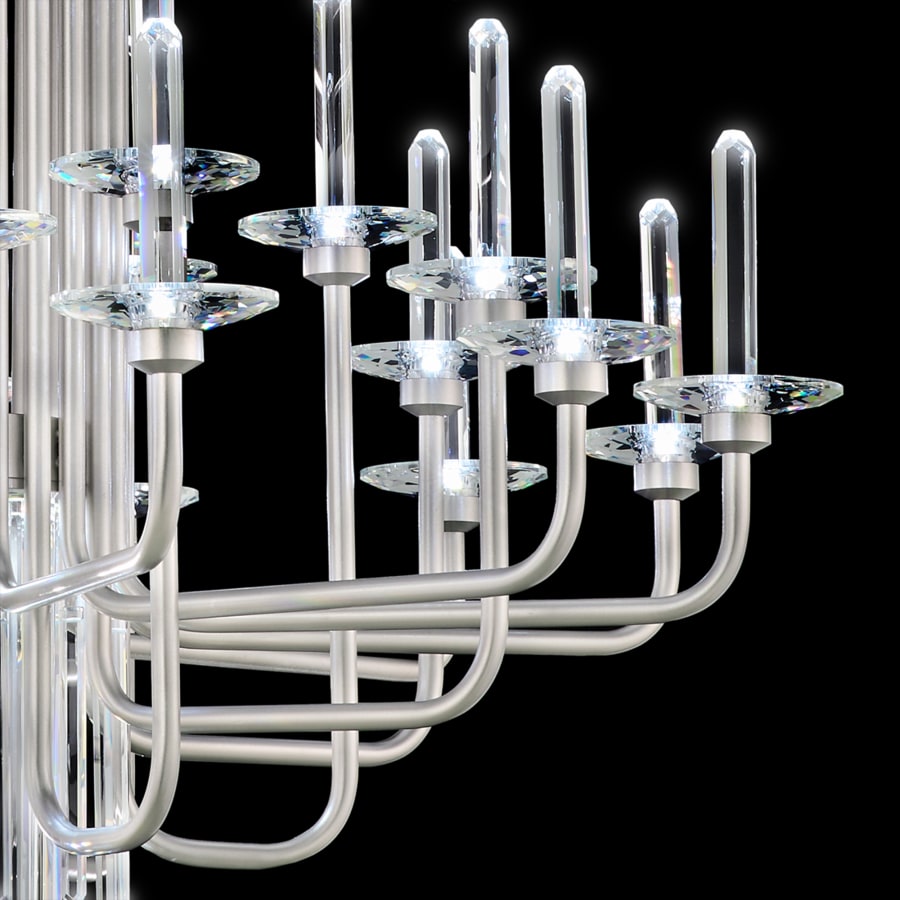 Schonbek Calliope 24 Light 40" Wide LED Crystal Candle Style Chandelier