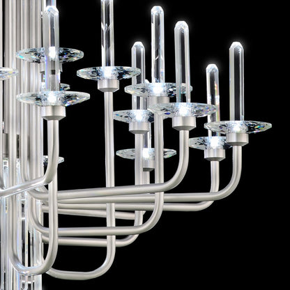 Schonbek Calliope 24 Light 40" Wide LED Crystal Candle Style Chandelier