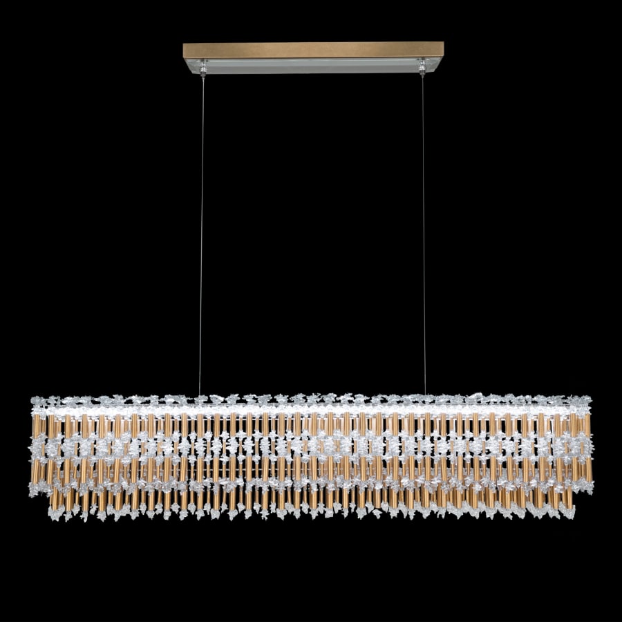 Schonbek Tahitian 48" Wide LED Crystal Linear Chandelier