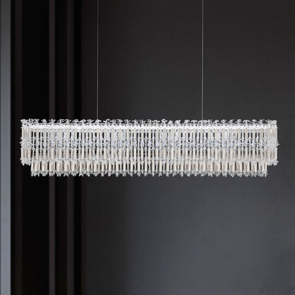Schonbek Tahitian 48" Wide LED Crystal Linear Chandelier