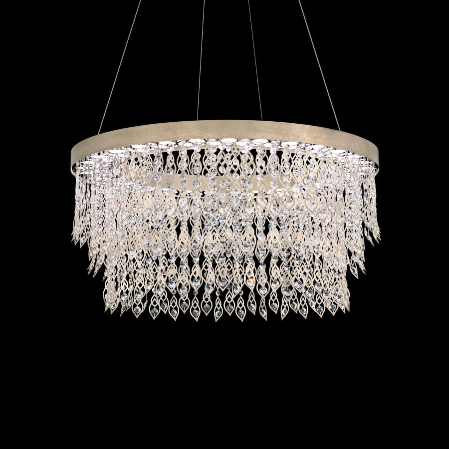 Schonbek Pavona 36" Wide LED Crystal Drum Chandelier
