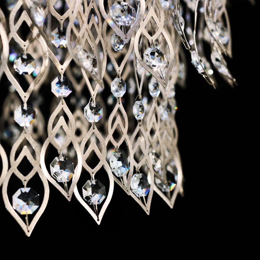 Schonbek Pavona 36" Wide LED Crystal Drum Chandelier