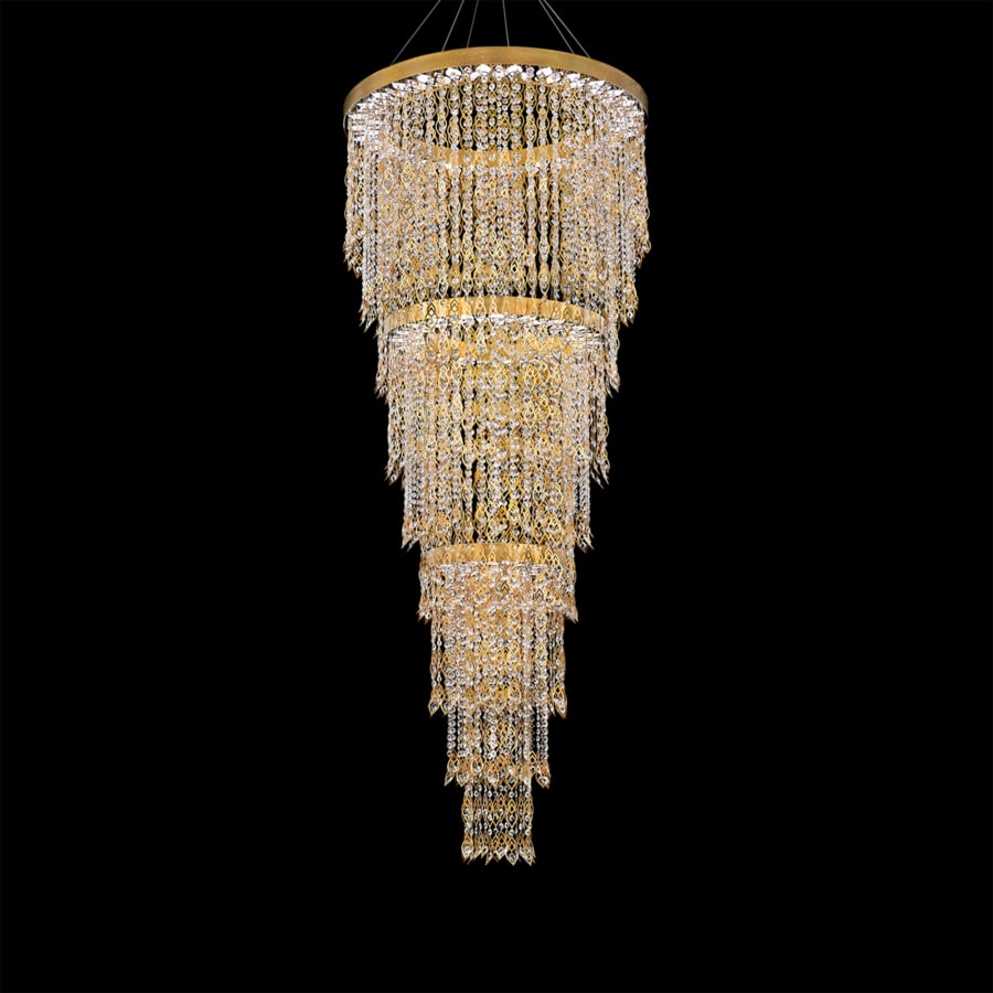 Schonbek Pavona 9 Light 36" Wide LED Crystal Pendant