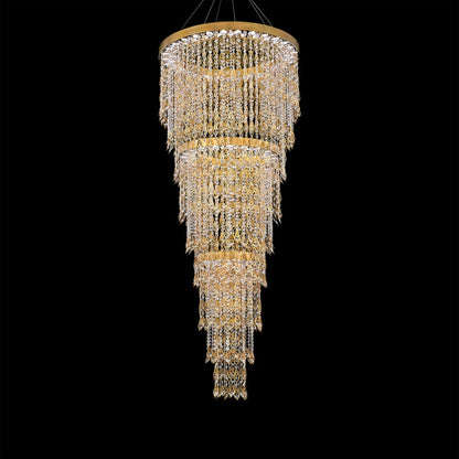 Schonbek Pavona 9 Light 36" Wide LED Crystal Pendant