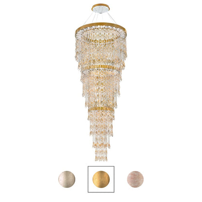 Schonbek Pavona 9 Light 36" Wide LED Crystal Pendant