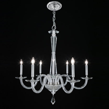 Schonbek Habsburg 6 Light 30" Wide Taper Candle Style Chandelier