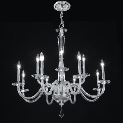 Schonbek Habsburg 12 Light 35" Wide Taper Candle Style Chandelier