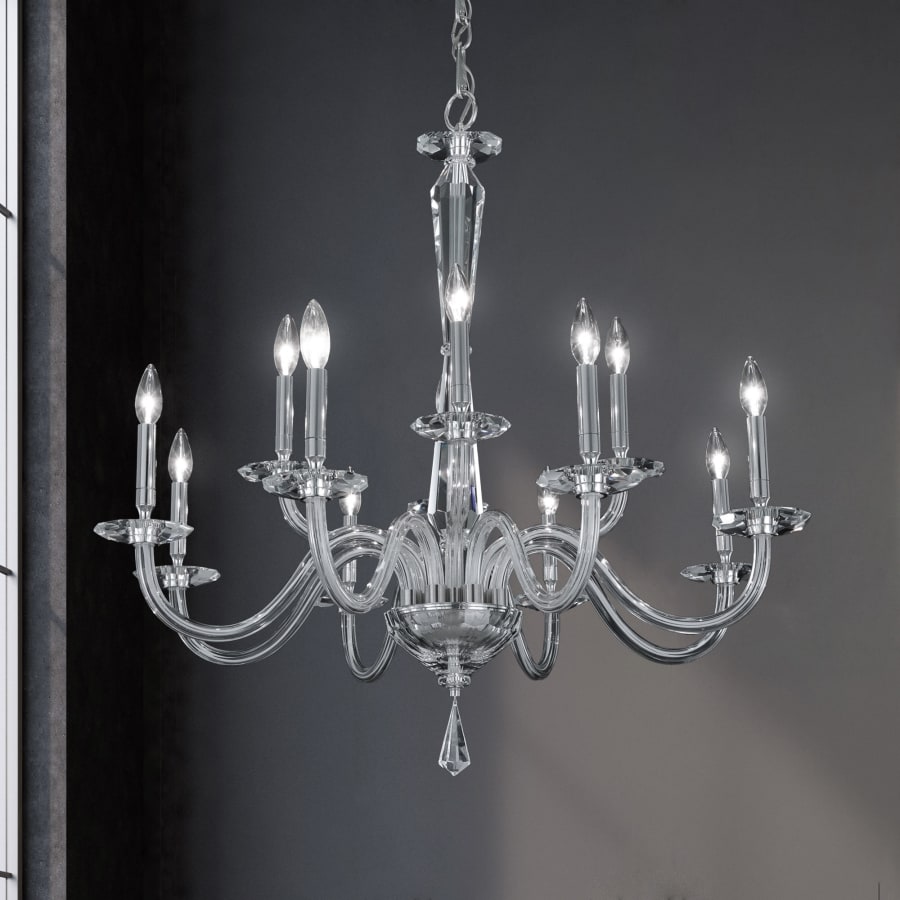 Schonbek Habsburg 12 Light 35" Wide Taper Candle Style Chandelier