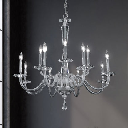 Schonbek Habsburg 12 Light 35" Wide Taper Candle Style Chandelier