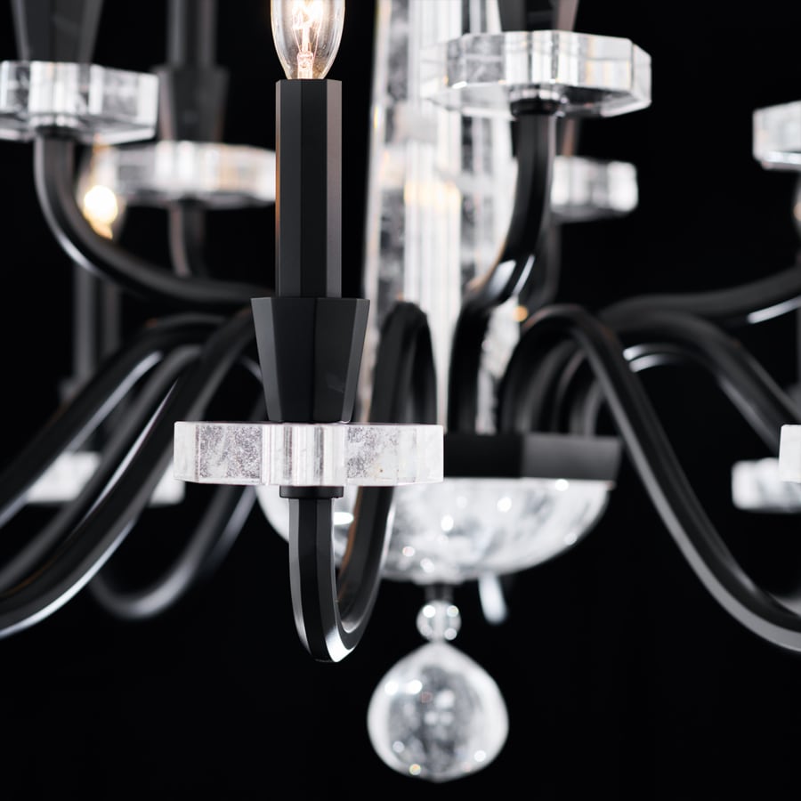Schonbek Amadeus 15 Light 38" Wide Crystal Candle Style Chandelier