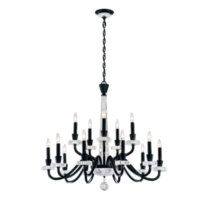 Schonbek Amadeus 15 Light 38" Wide Crystal Candle Style Chandelier