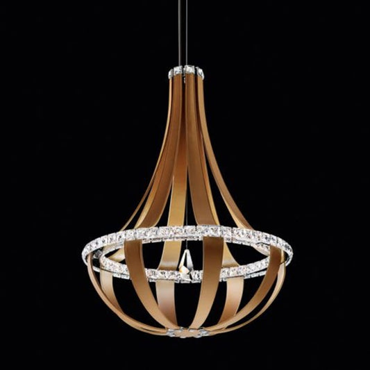 Schonbek Empire 27" Wide LED Crystal Pendant with Clear Swarovski Crystals