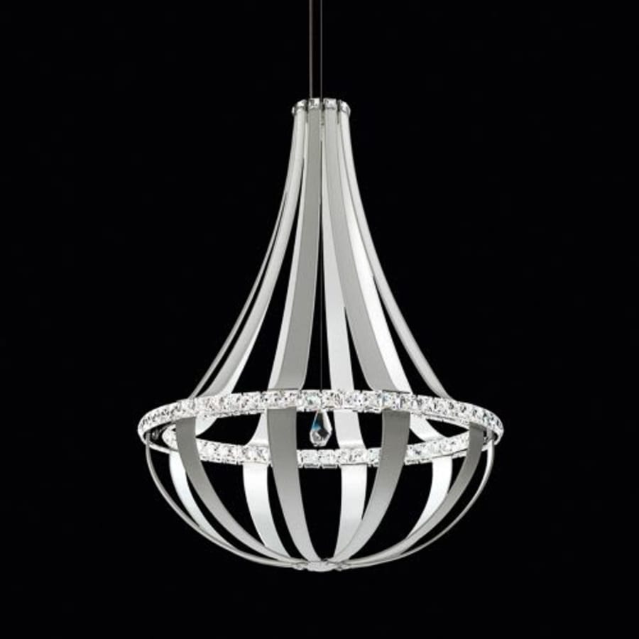 Schonbek Empire 34" Wide LED Crystal Pendant with Clear Swarovski Crystals