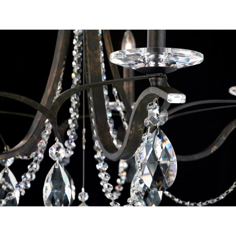 Schonbek Vesca 5 Light 29" Wide Semi-Flush Ceiling Fixture with Heritage Crystals