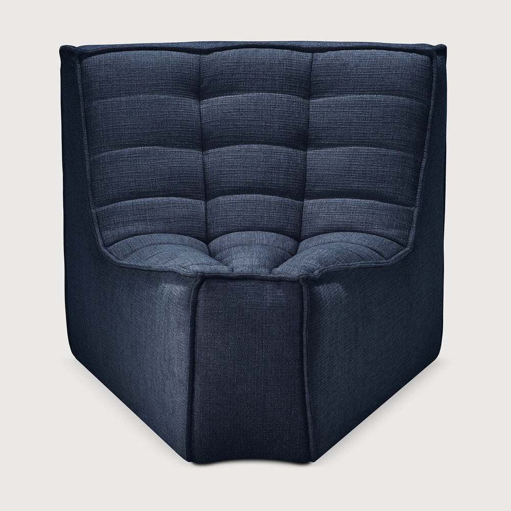 N701 45～ Round Corner Sofa - Graphite