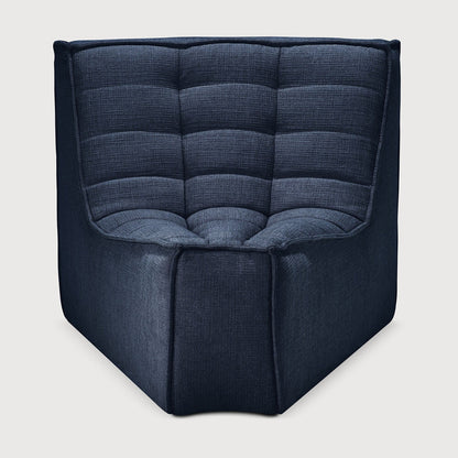N701 45～ Round Corner Sofa - Graphite