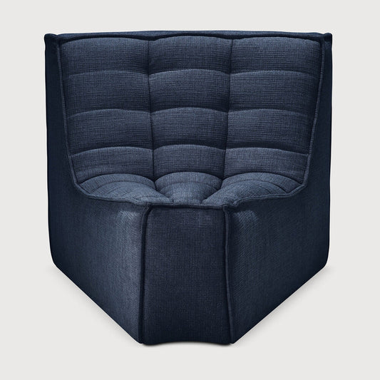 N701 45～ Round Corner Sofa - Graphite