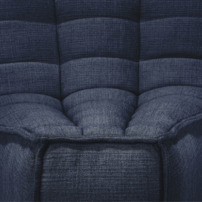 N701 45～ Round Corner Sofa - Graphite
