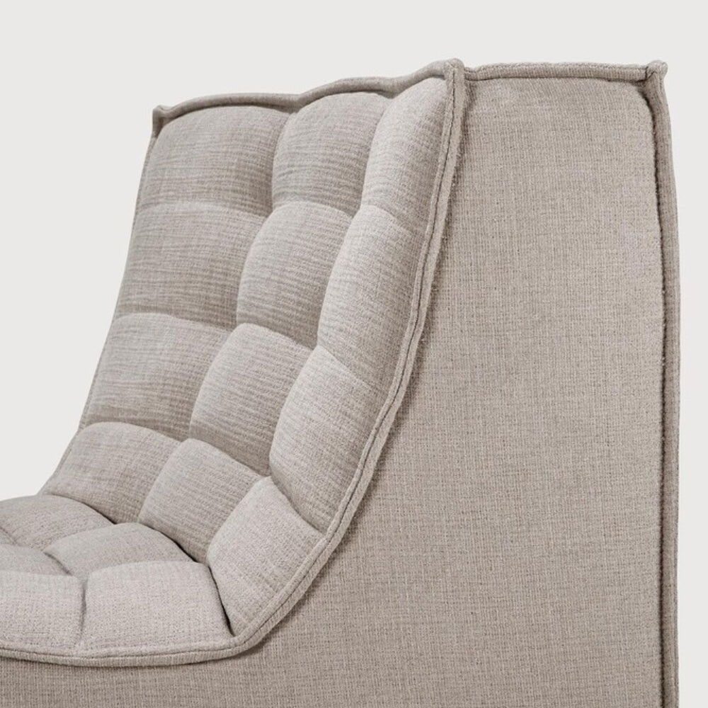N701 45～ Round Corner Sofa - Ecru