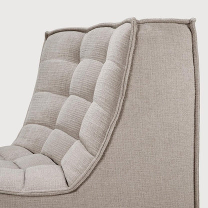 N701 45～ Round Corner Sofa - Ecru