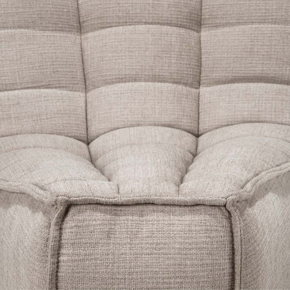 N701 45～ Round Corner Sofa - Ecru