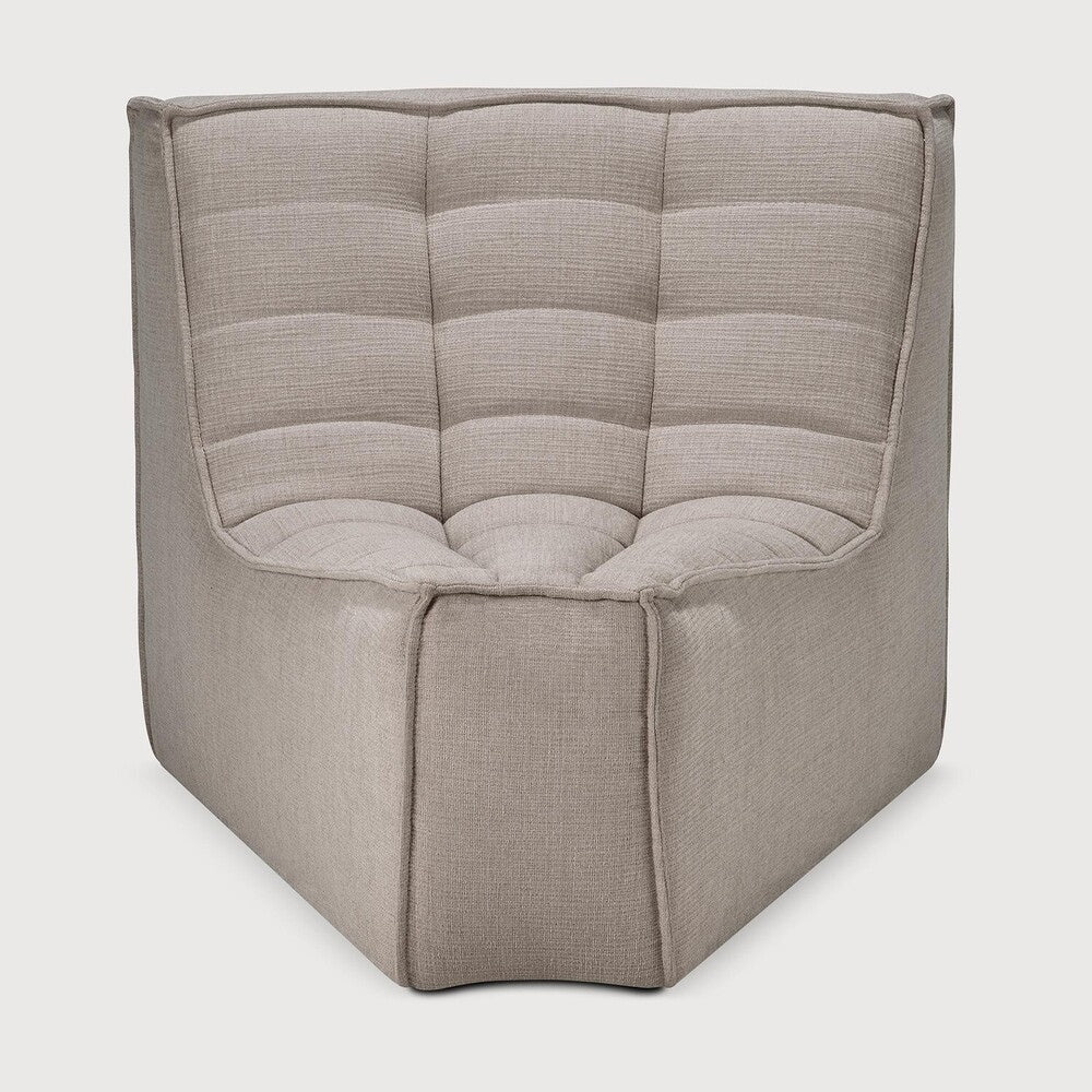N701 45～ Round Corner Sofa - Ecru