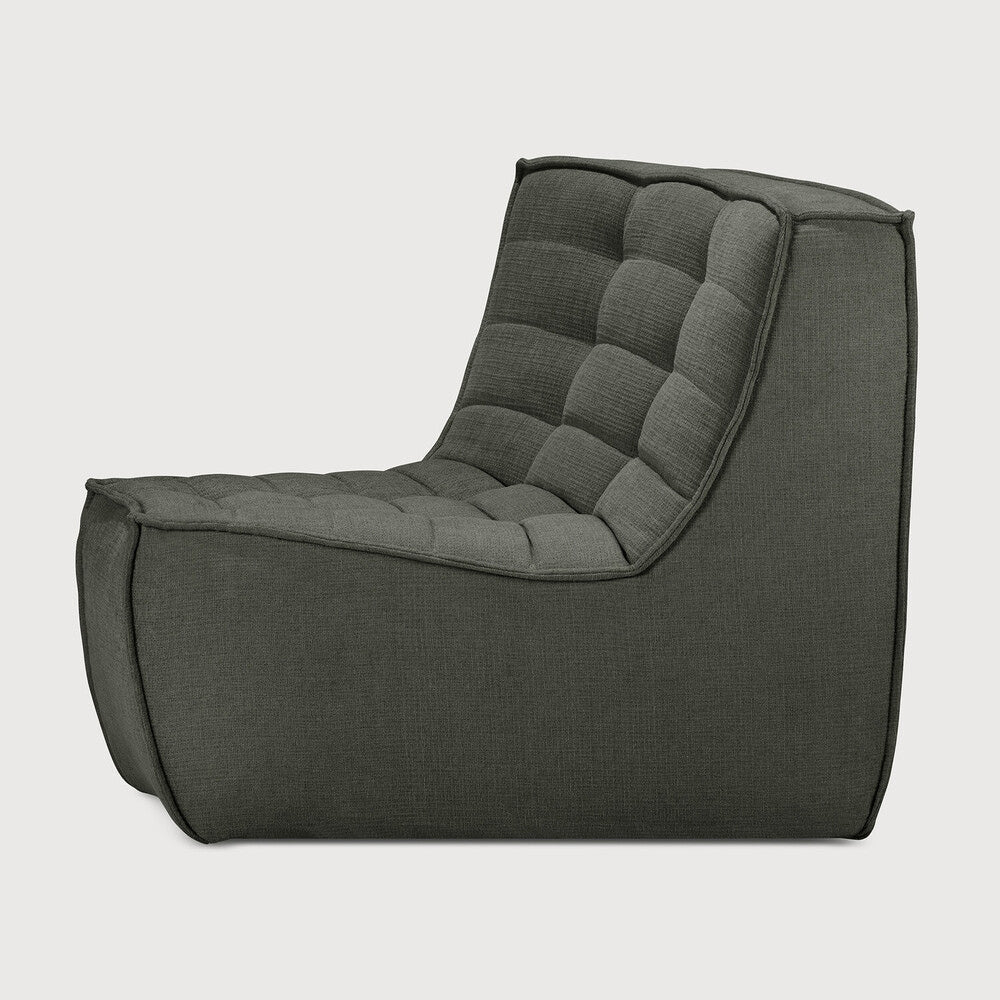 N701 45～ Round Corner Sofa - Moss