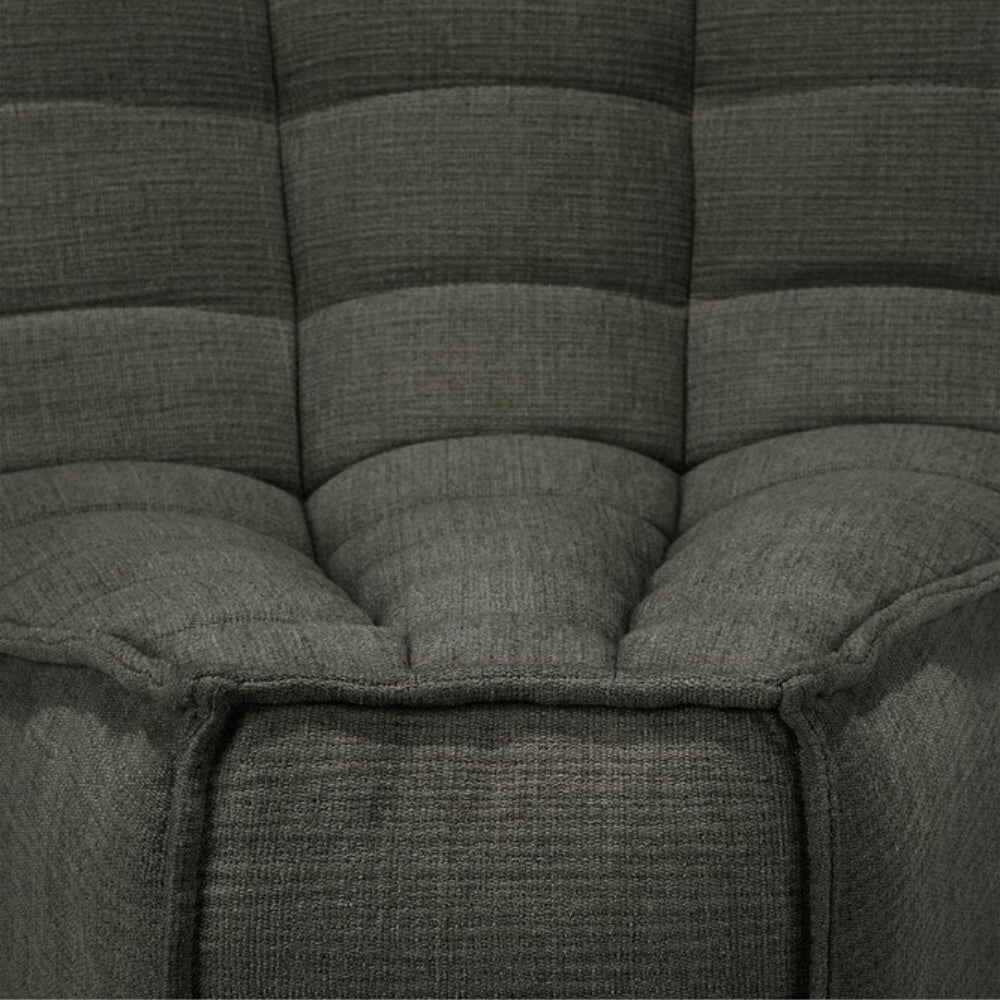 N701 45～ Round Corner Sofa - Moss