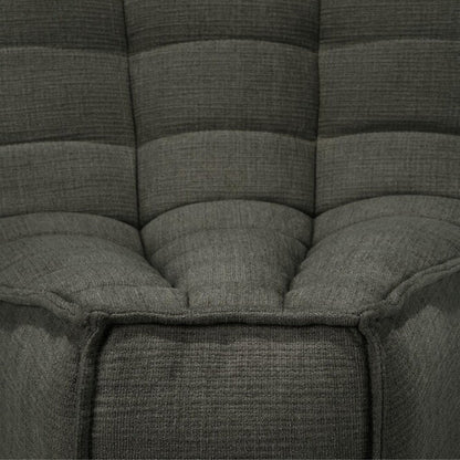 N701 45～ Round Corner Sofa - Moss