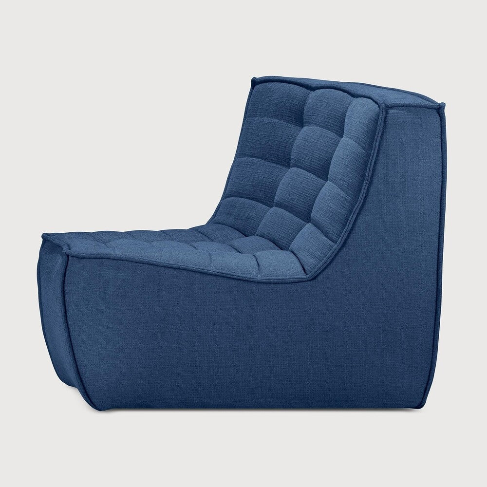 N701 45～ Round Corner Sofa - Blue