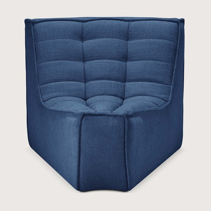 N701 45～ Round Corner Sofa - Blue