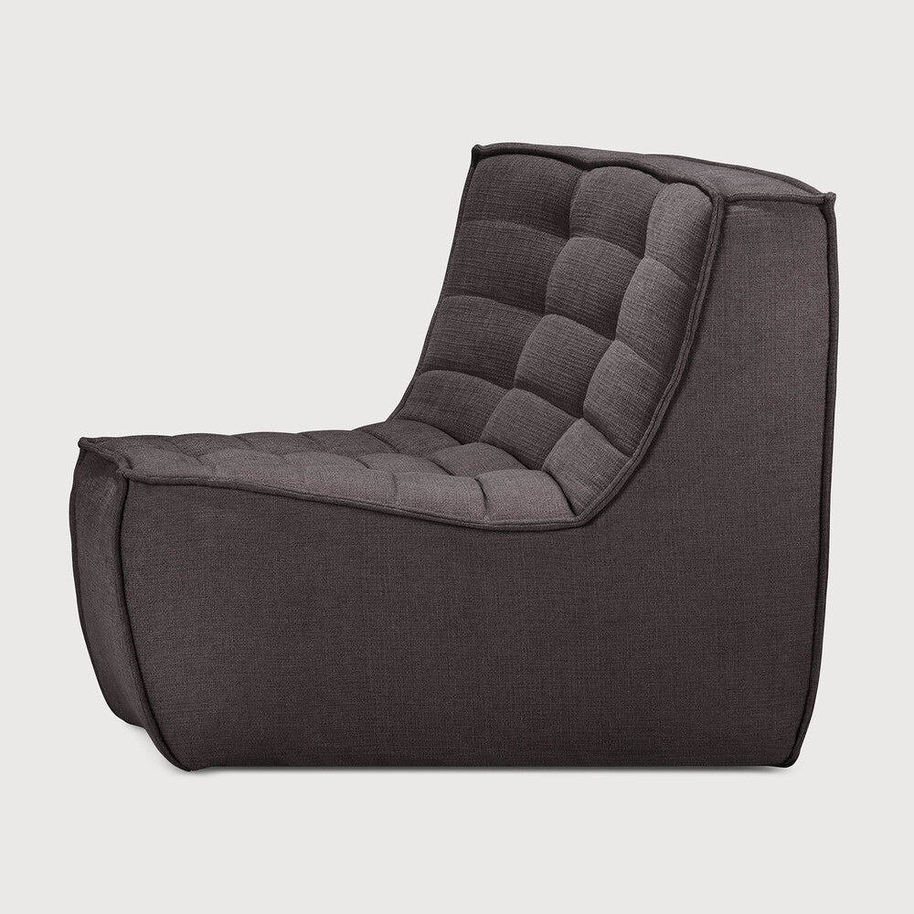 N701 45～ Round Corner Sofa - Dark Grey