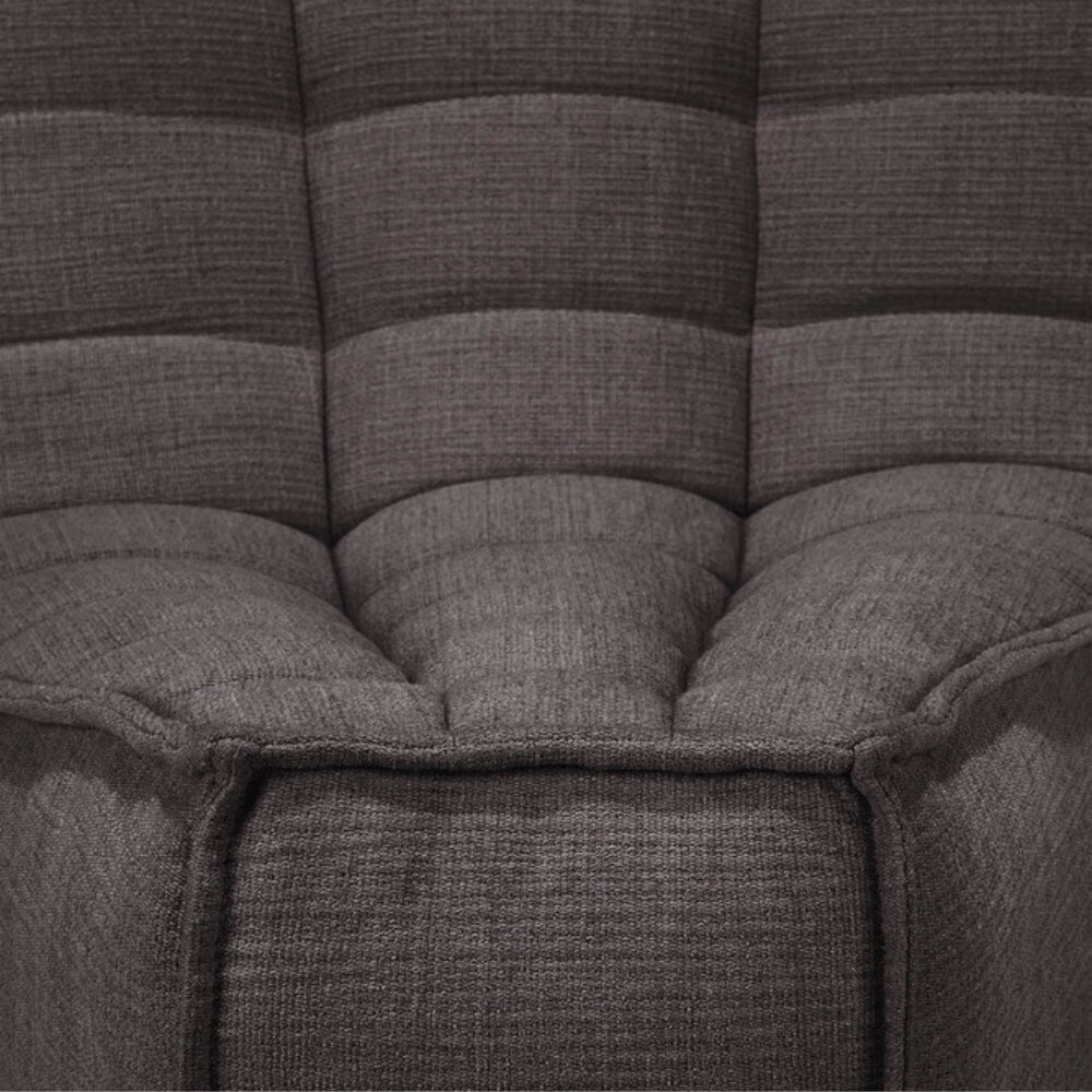 N701 45～ Round Corner Sofa - Dark Grey
