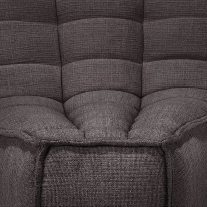 N701 45～ Round Corner Sofa - Dark Grey